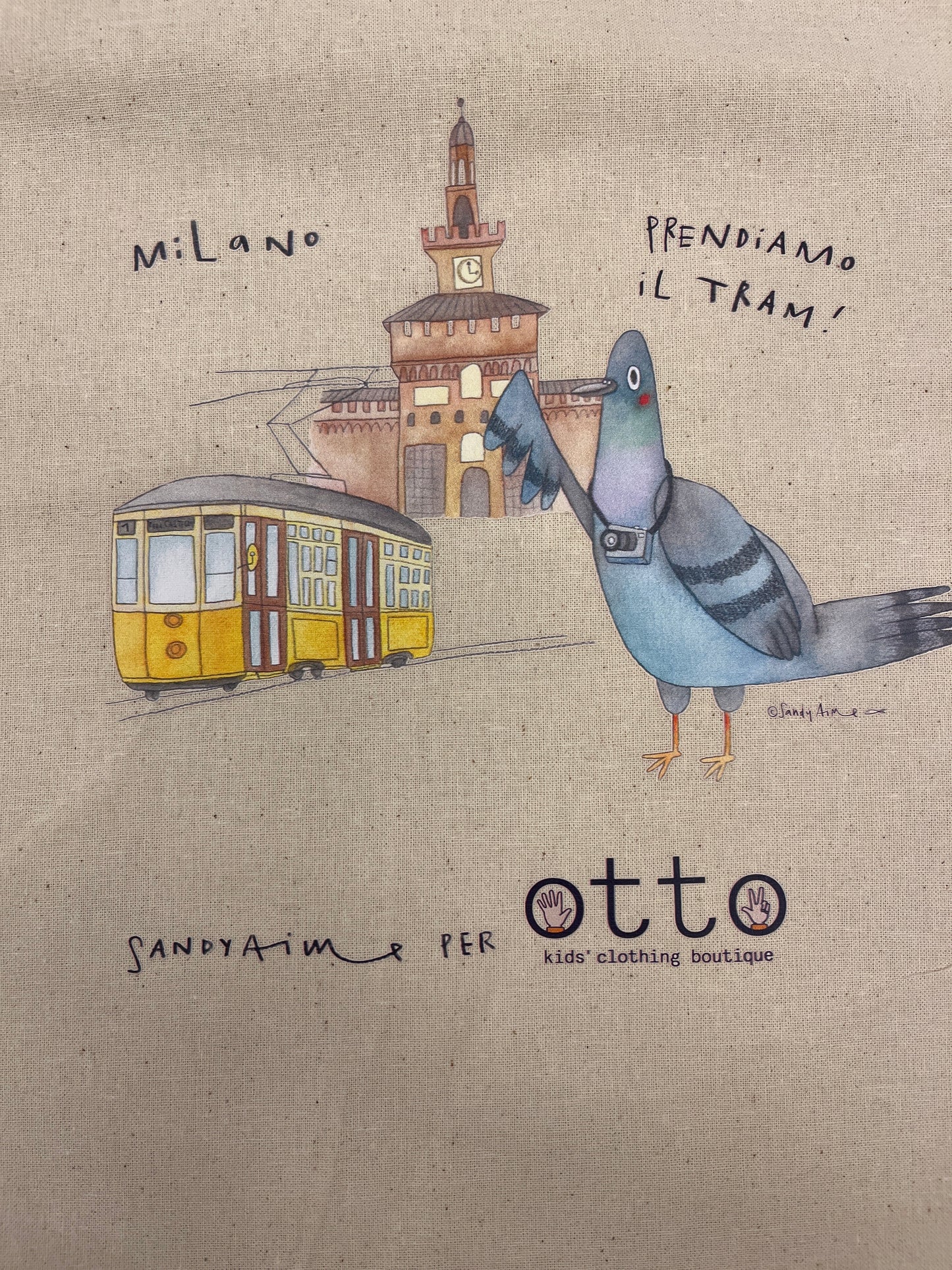 Borsa in tessuto Tram Emmis