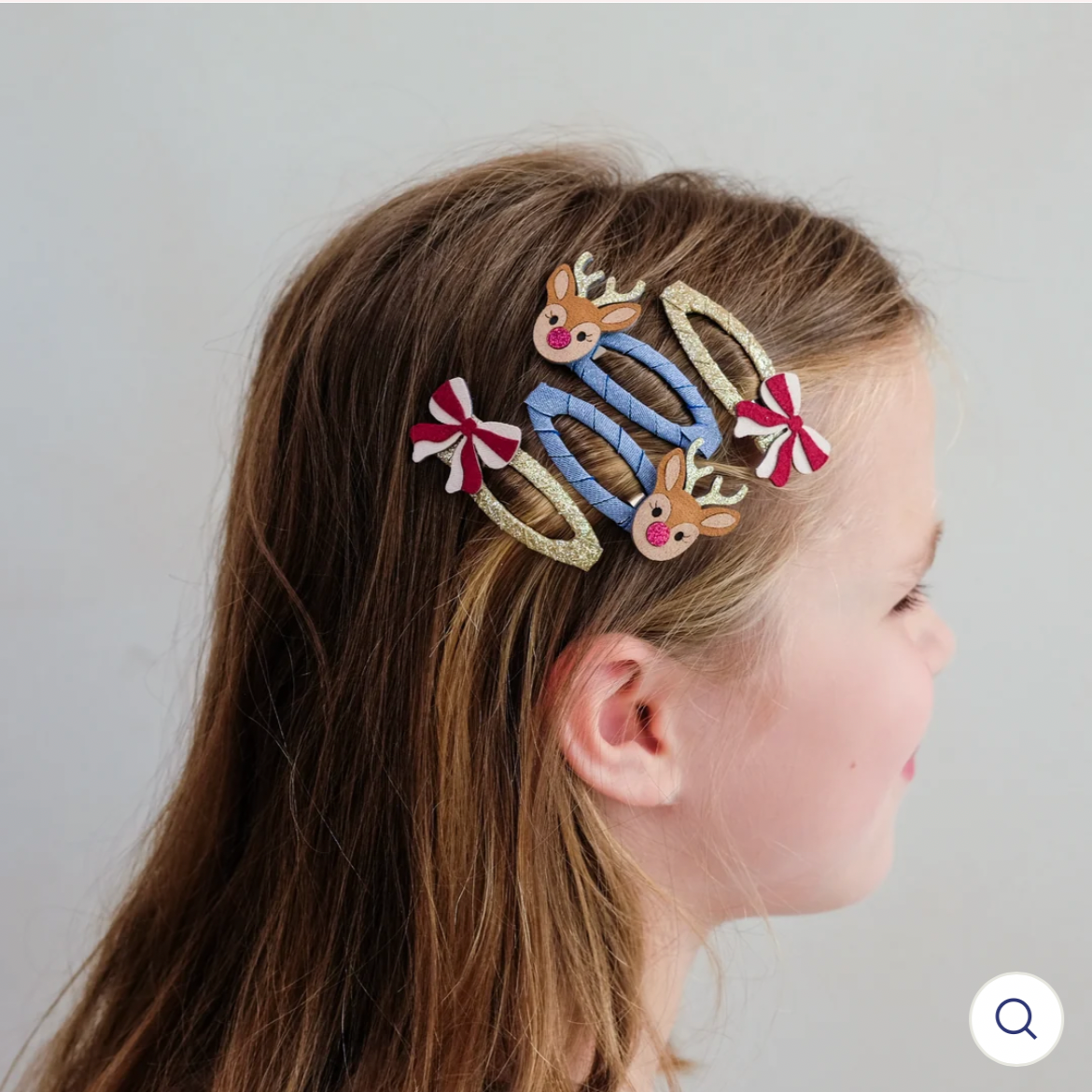 🎀AI26/27 Renna e fiocco hair clips M.L