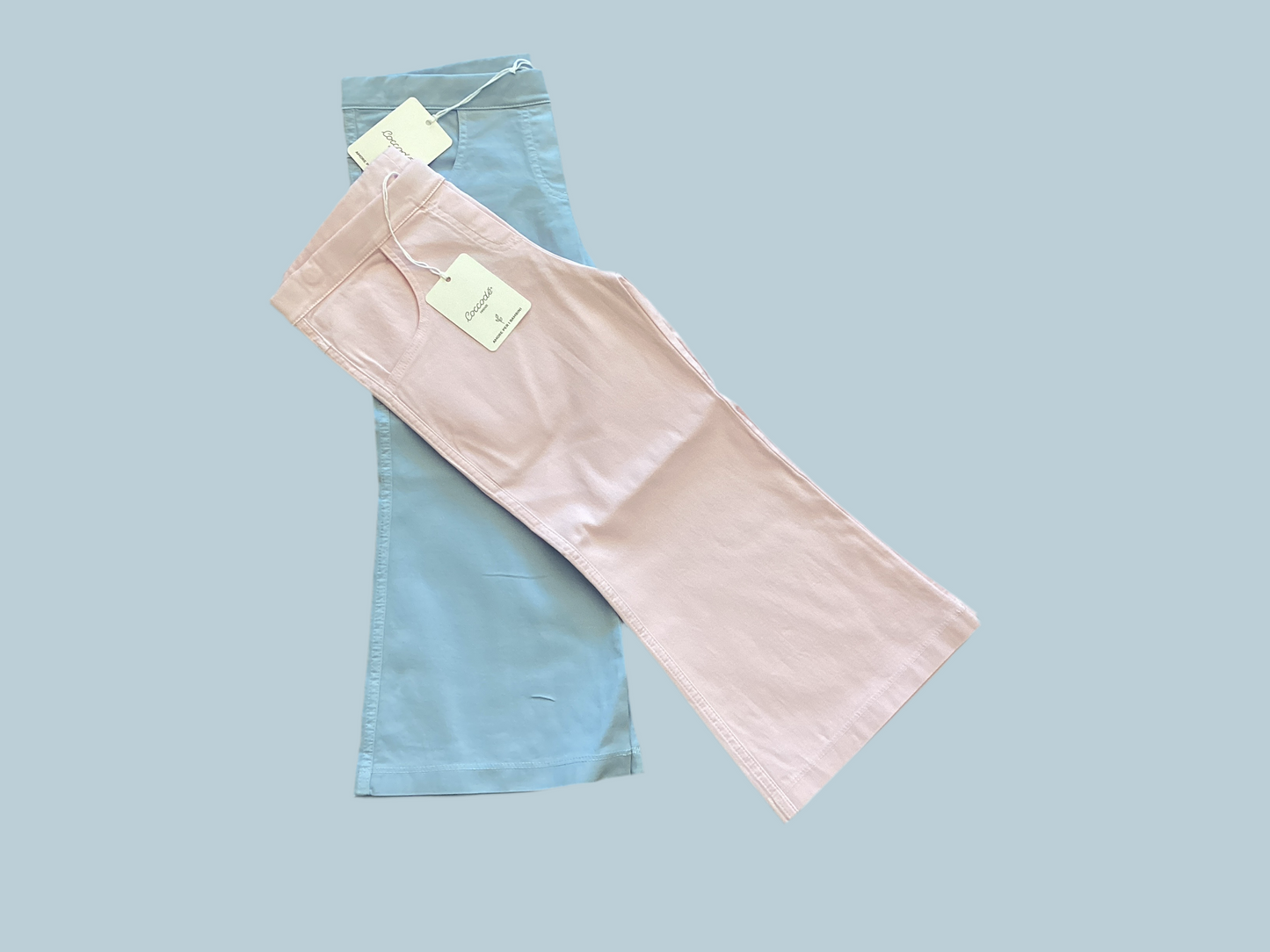 Pantaloni in cotone stretch
