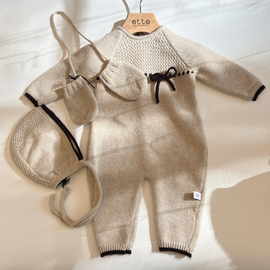 Set neonato cashmere 3pz LT1N00045 La Titta