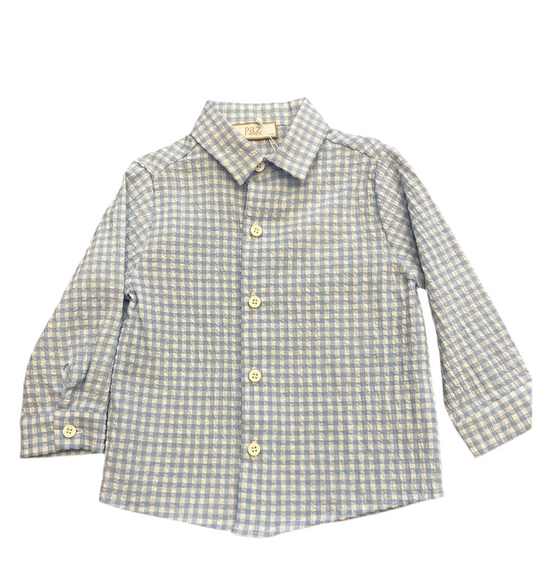 SS26 camicia vichy 153661 Paz✅