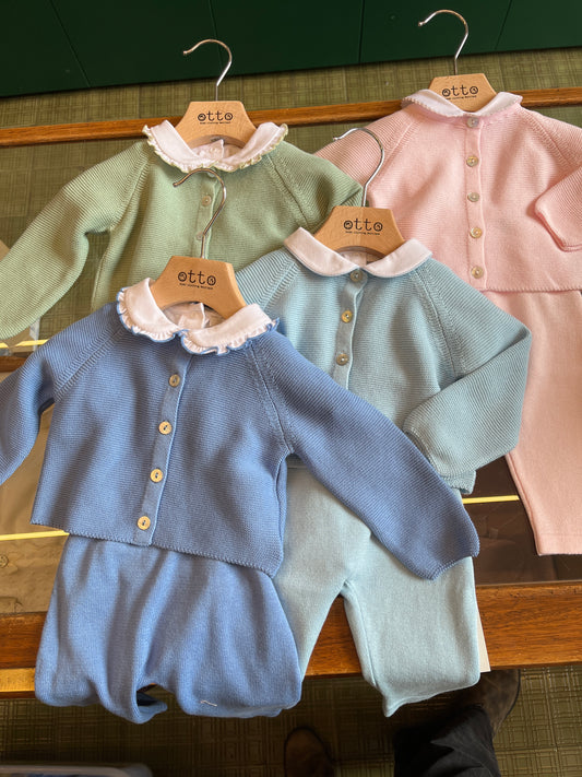 🐑SS26 Set Cardigan+salopette M.V