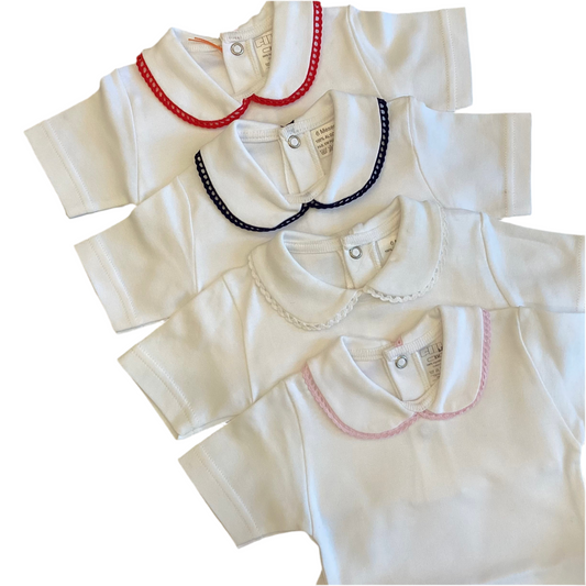 SS Body colletto orlo merletto.