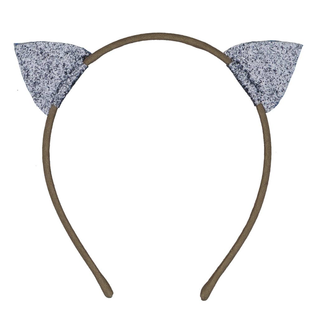 Cerchietto per capelli a forma di gatto - Grigio