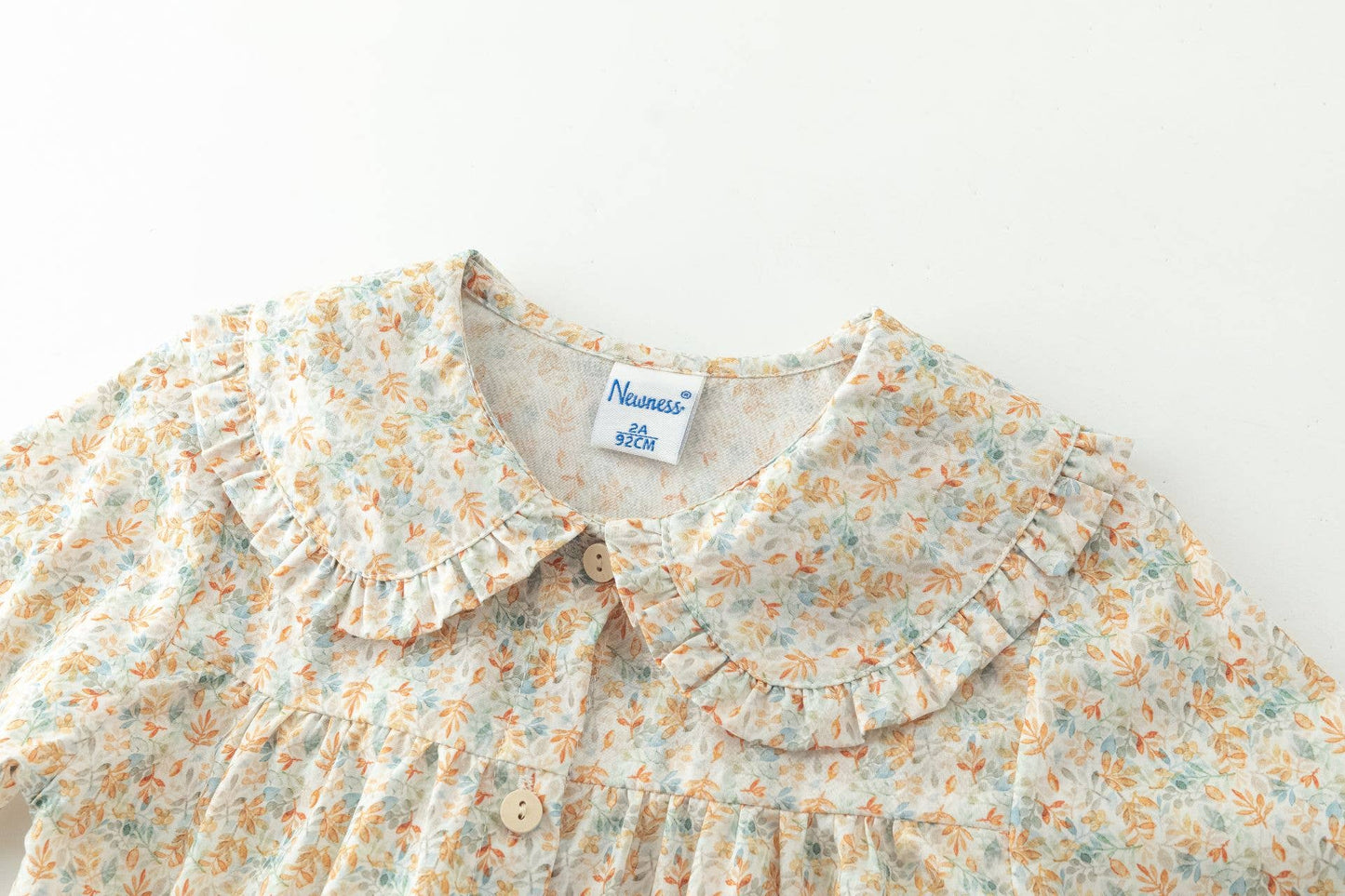 Blusa a maniche lunghe collo Peter Pan inverno bambina JGI95759