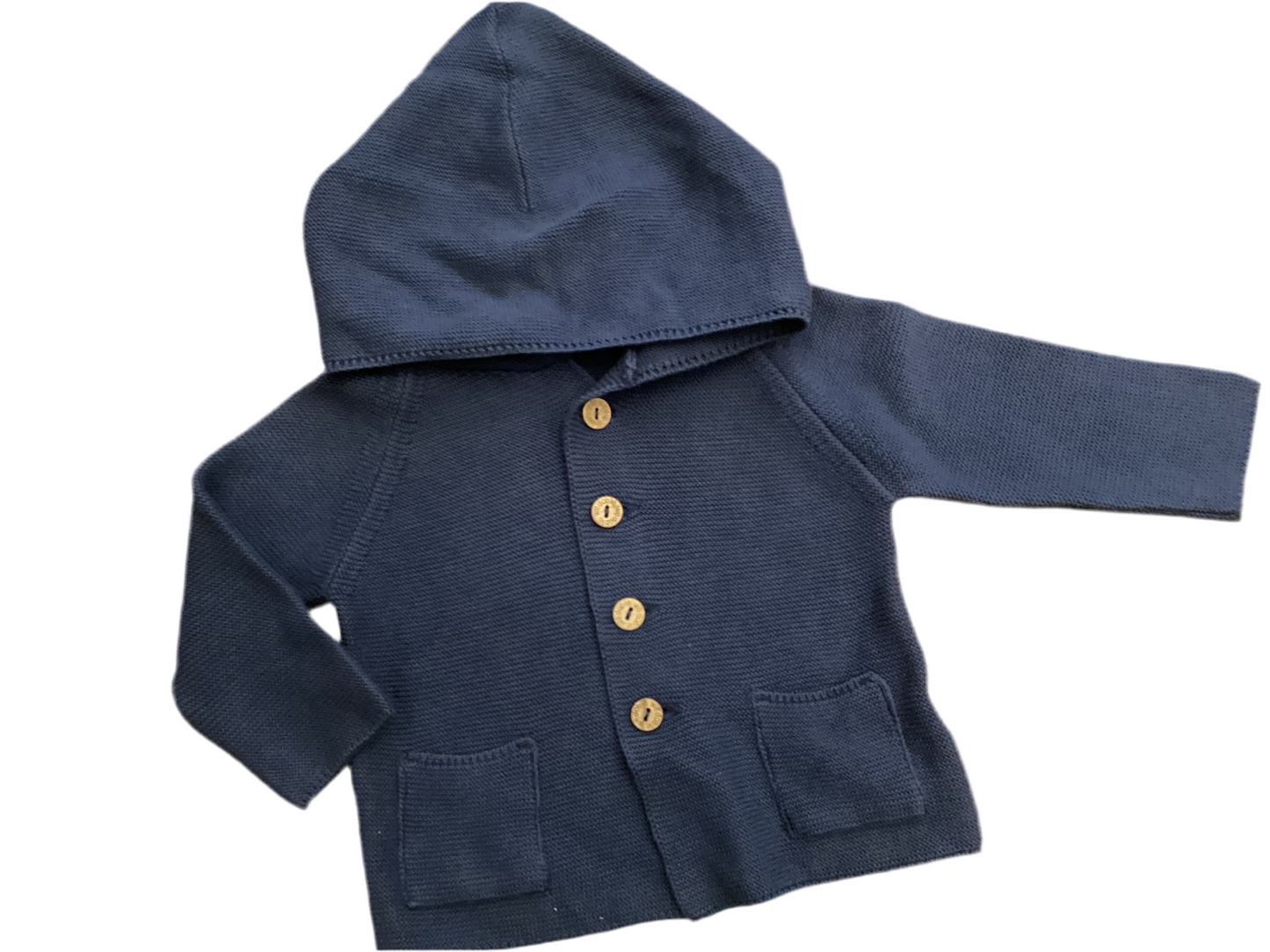 Ss cardigan con cappuccio
