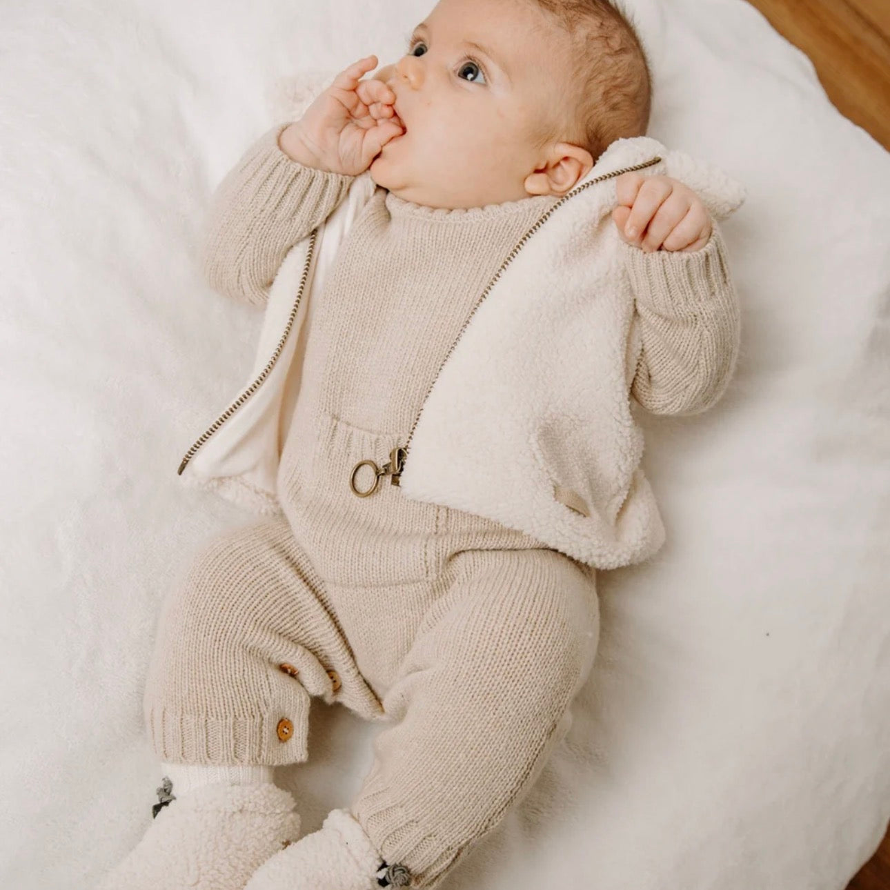 🎋AI26/27 Gilet in teddy 1222TE00084 Bamboom