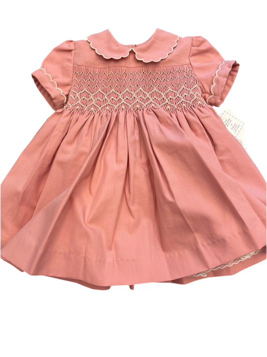 Abito rosa antico B7211 B721 Tartaleta