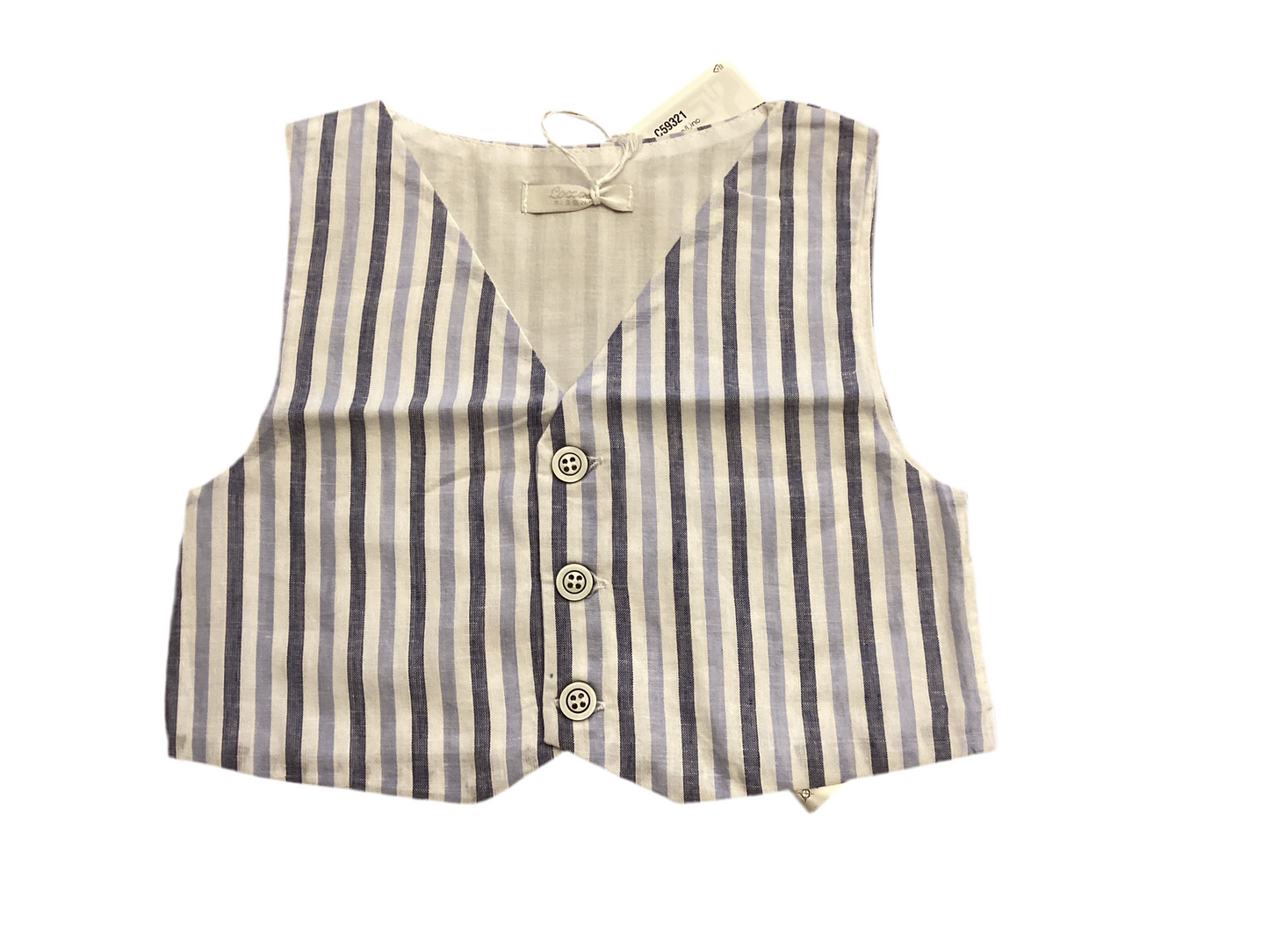 SS24 GILET IN COTONE LINO