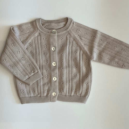 Cardigan traforato