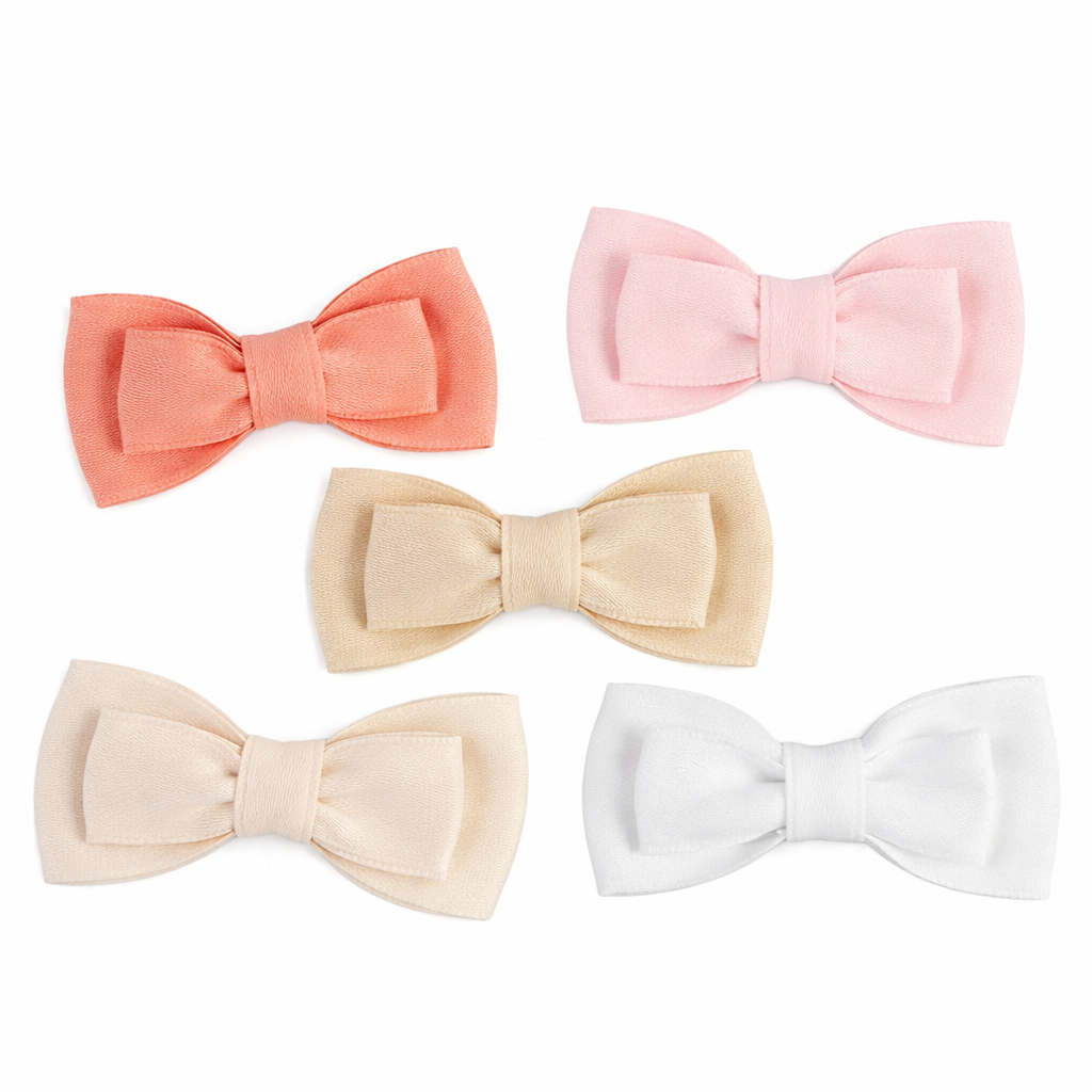 🎀SS26 Fermaglio per capelli con piccolo fiocco in raso.– Cóndor