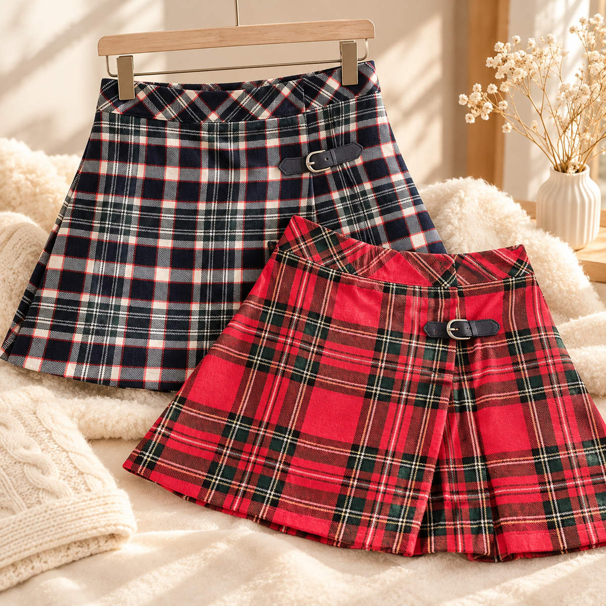 SKIRT TARTAN 60916✅