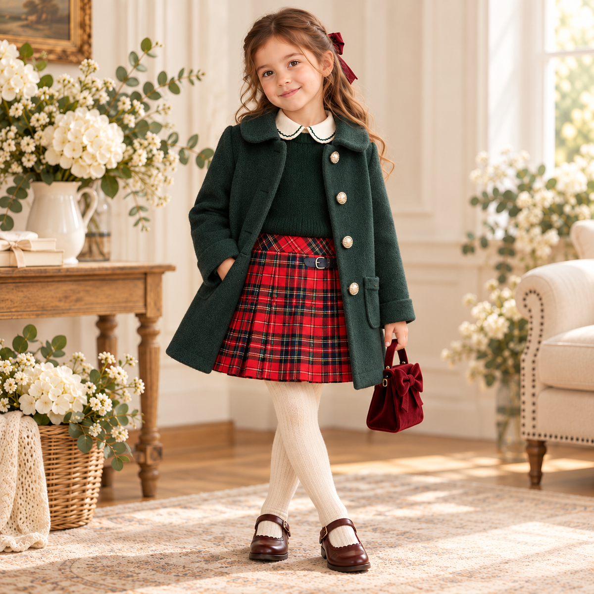 SKIRT TARTAN 60916✅