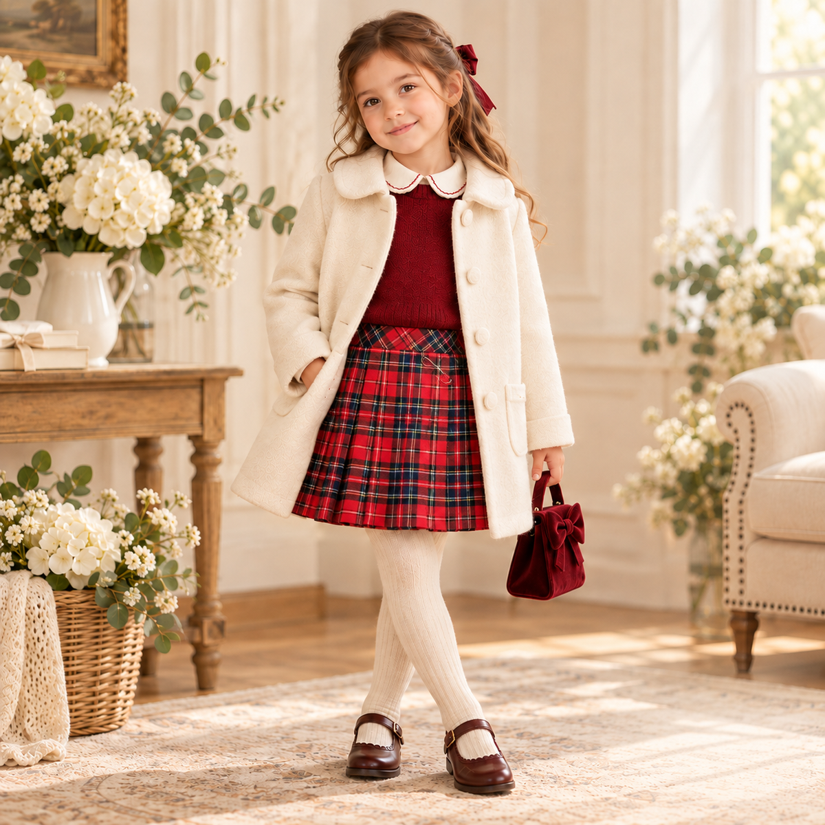 SKIRT TARTAN 60916✅