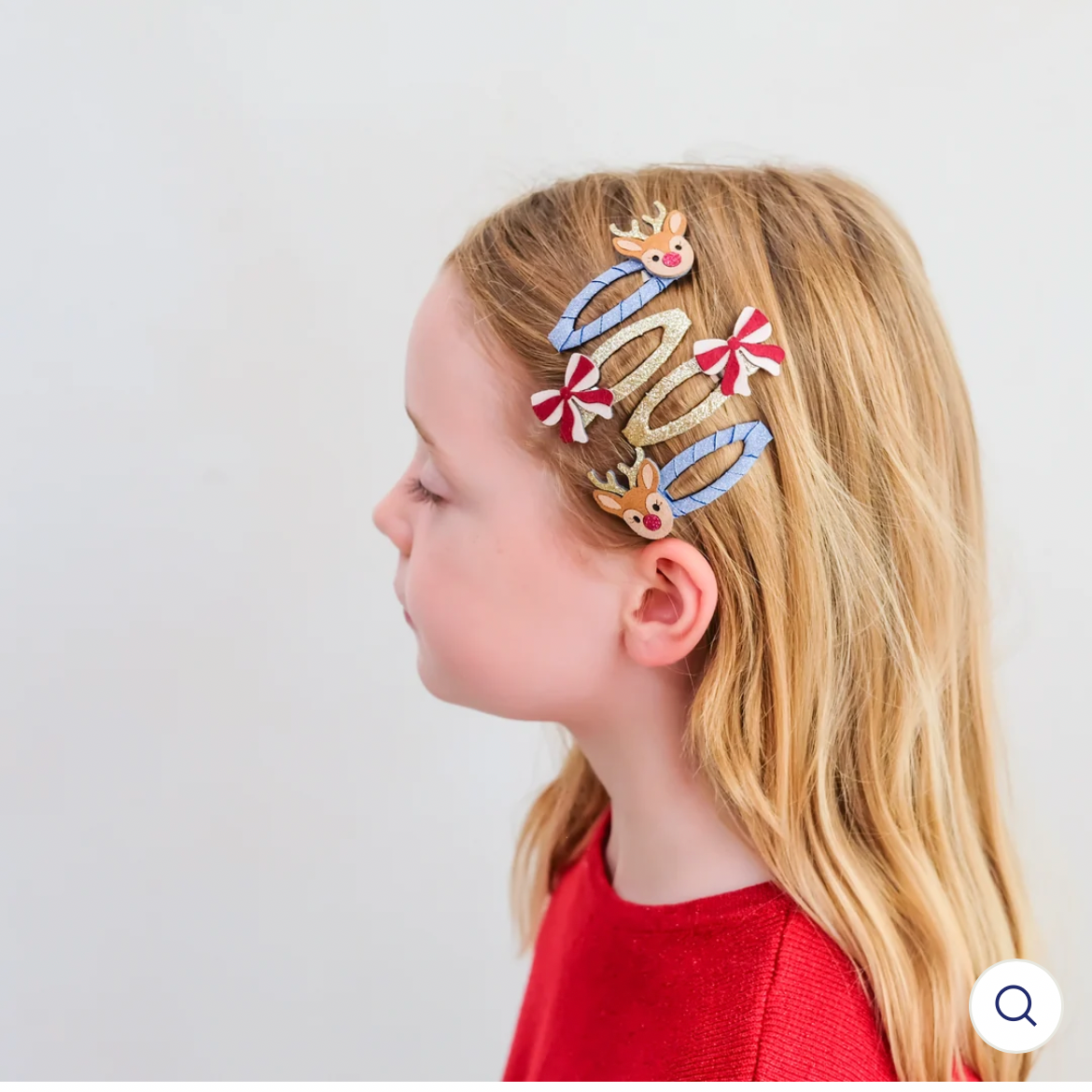🎀AI26/27 Renna e fiocco hair clips M.L