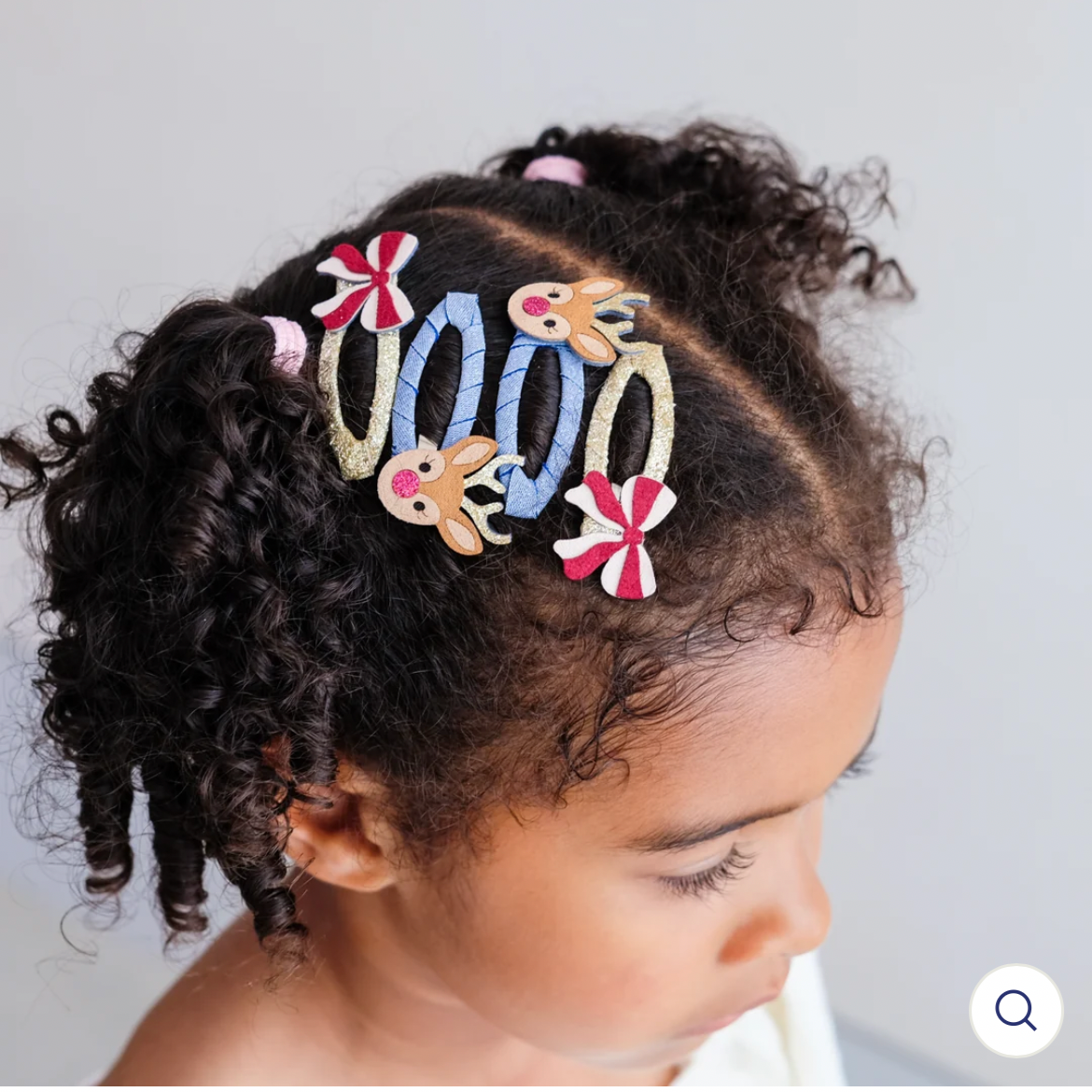 🎀AI26/27 Renna e fiocco hair clips M.L