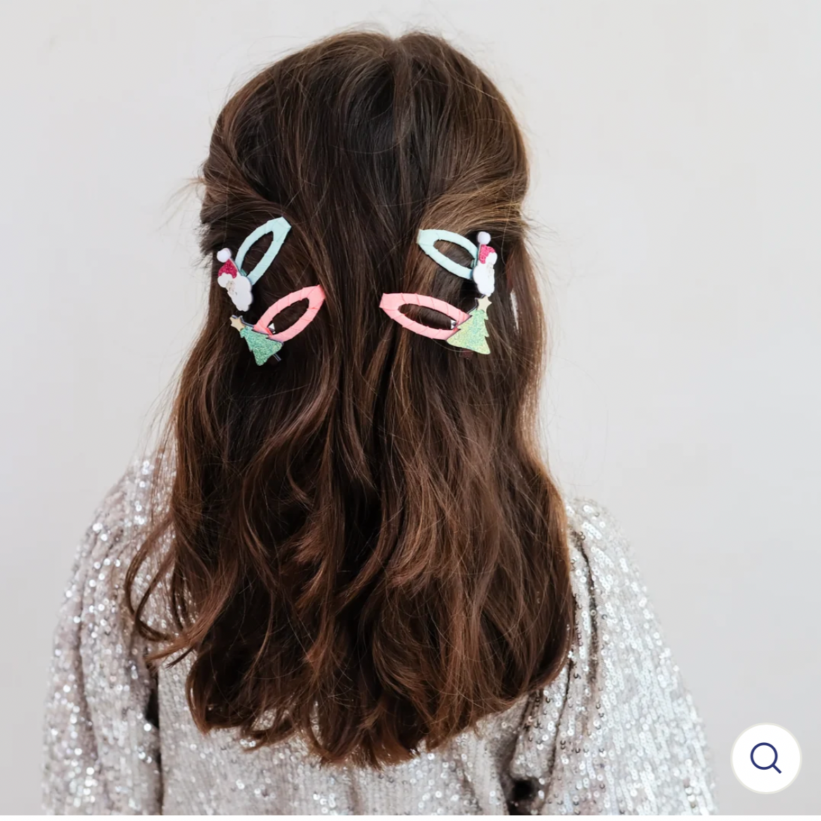 🎀AI26/27 Santa and Christmas tree hair clips M.L