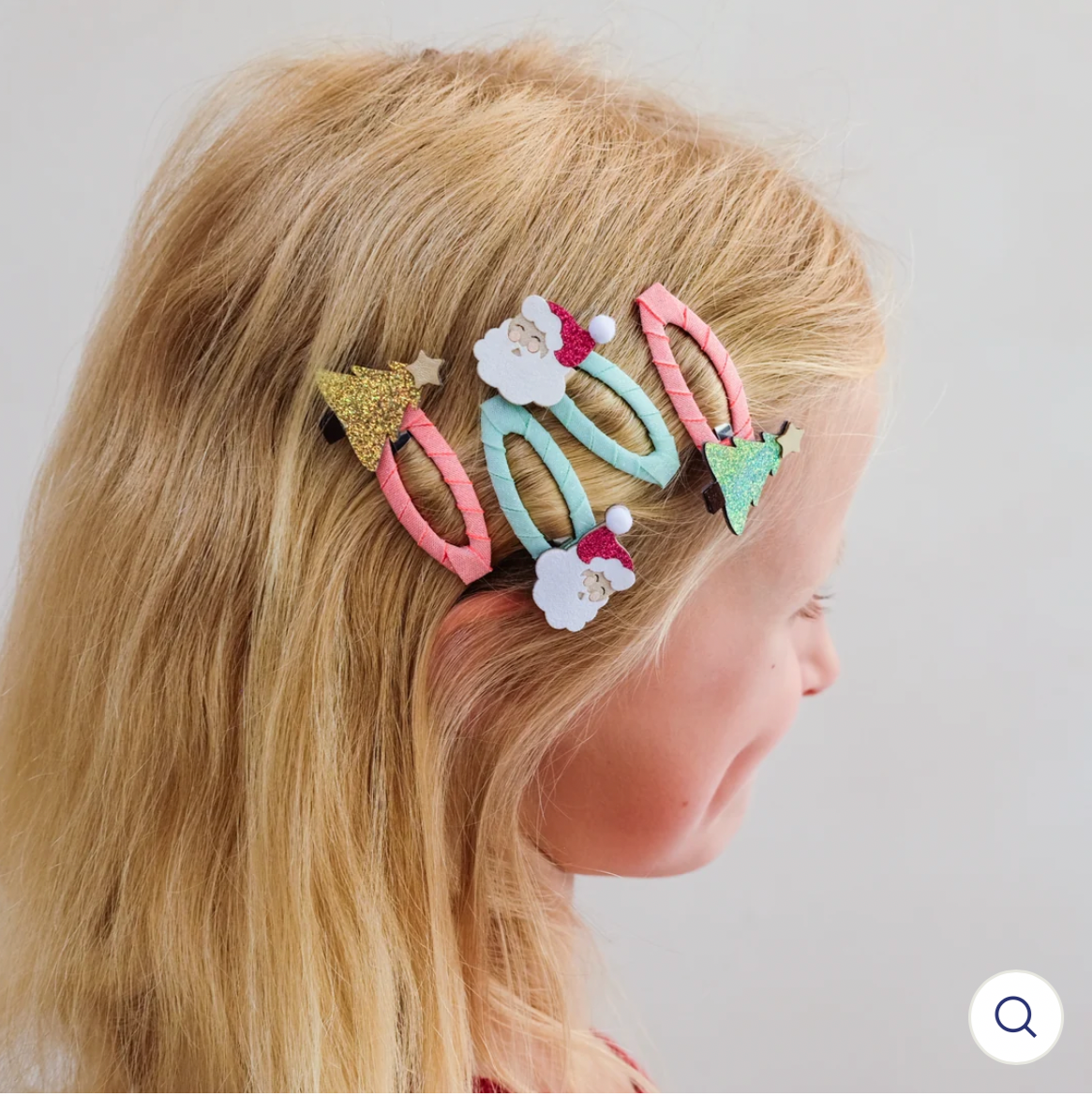 🎀AI26/27 Santa and Christmas tree hair clips M.L