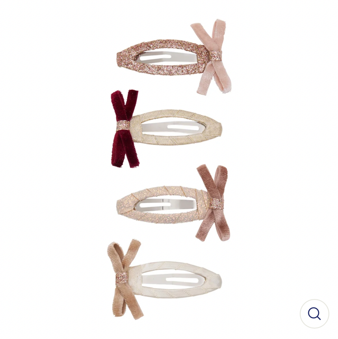 🎀AI26/27 Fiocco vellutato hair clips M.L