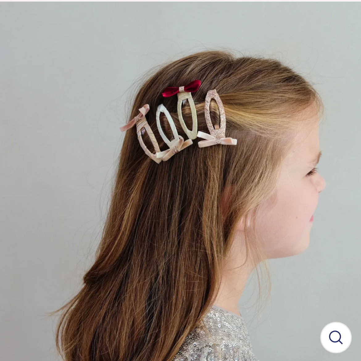 🎀AI26/27 Fiocco vellutato hair clips M.L