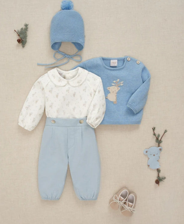 AW 25 SET BOY BLU PANTA E CAMICIA 006-153059