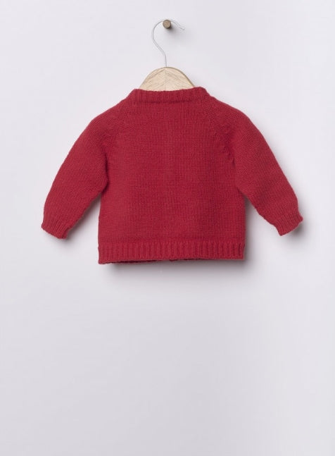 Set Snow Flake cardigan e dungarees I25 09308B