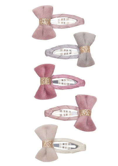 Tinkerbell velvet bow mini clic clacs