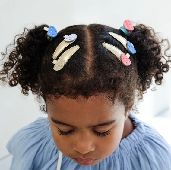 Toadstool mini mabel clips