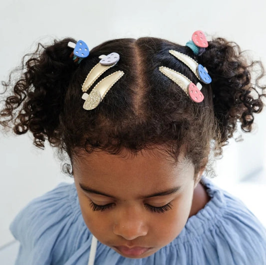 Toadstool mini mabel clips
