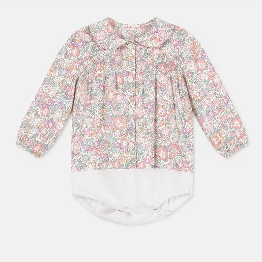 🐡Camicia Con Body  Liberty Michelle Rosa CMBD-04 P.R
