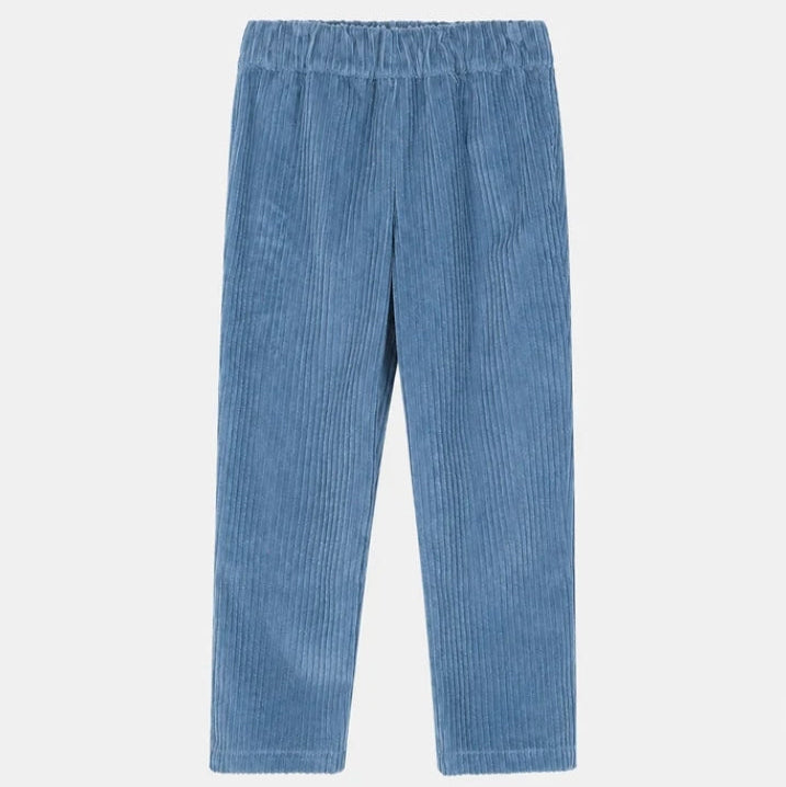 🐡Pantalone Neonata Velluto Rocciatore CIELO P.R