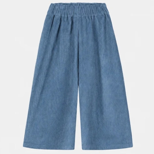 🐡Pantalone Palazzo Bambina Velluto PTP-42 P.R