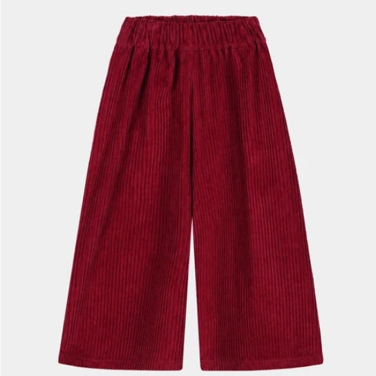 🐡Pantalone Palazzo Bambina Velluto PTP-42 P.R