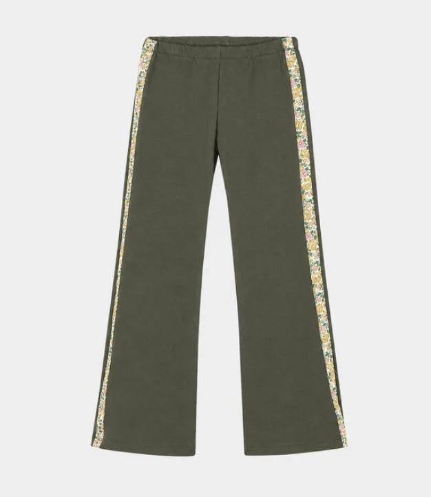 🐡Pantalone Zampa Bambina Felpa Cotone PTZ-FL-2 P.R