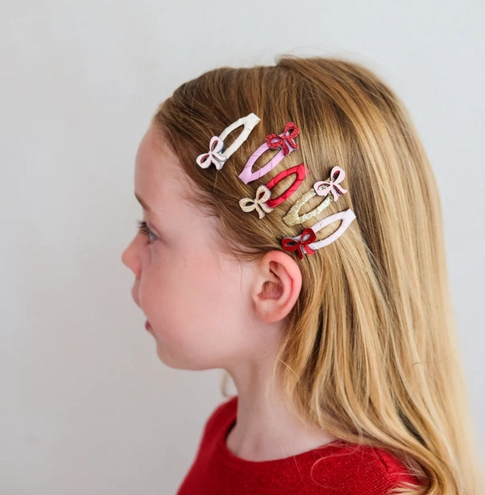 🎀 AI26/27 Cutesy bow mini hair clips M.L