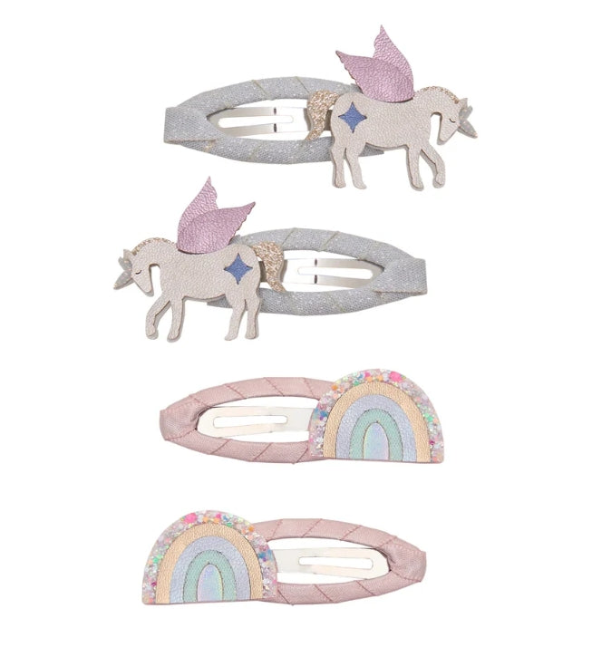 🎀 AI26/27 Unicorn and rainbow hair clips  M.L