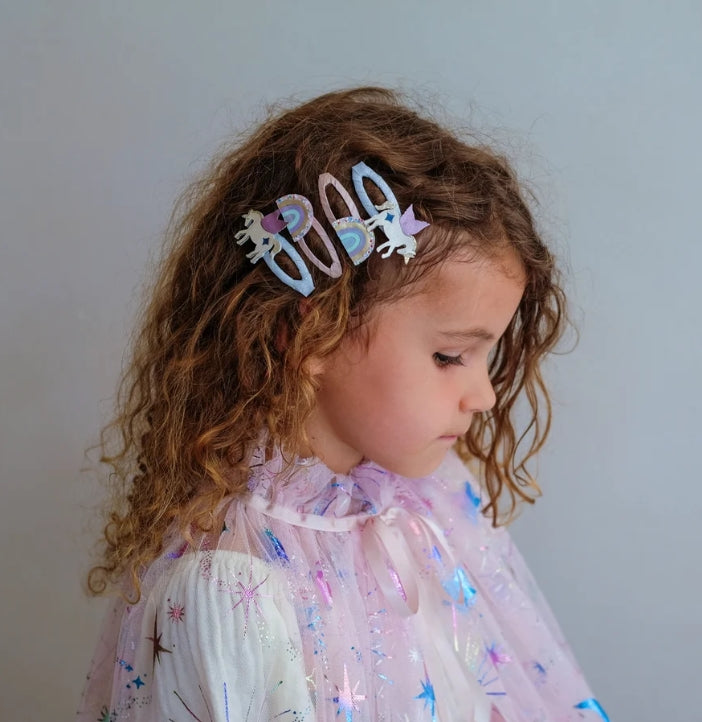 🎀 AI26/27 Unicorn and rainbow hair clips  M.L