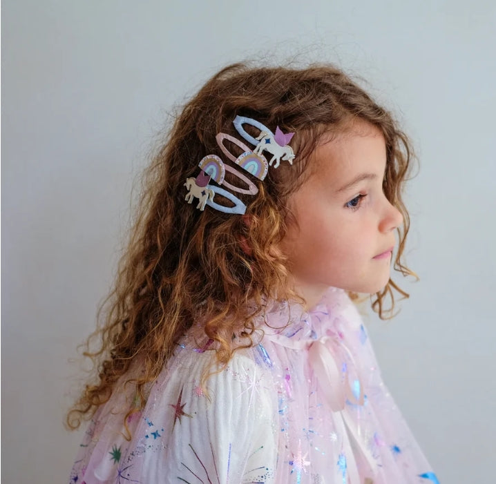 🎀 AI26/27 Unicorn and rainbow hair clips  M.L