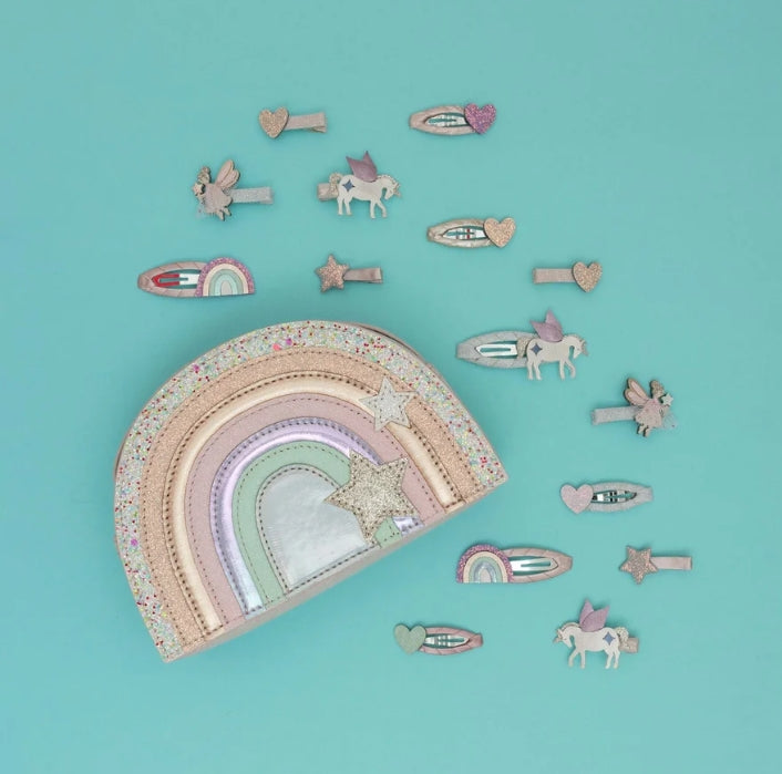 🎀 AI26/27 Unicorn and rainbow hair clips  M.L