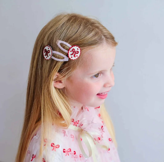 🎀AI26/27 Framed bow hair clips M.L