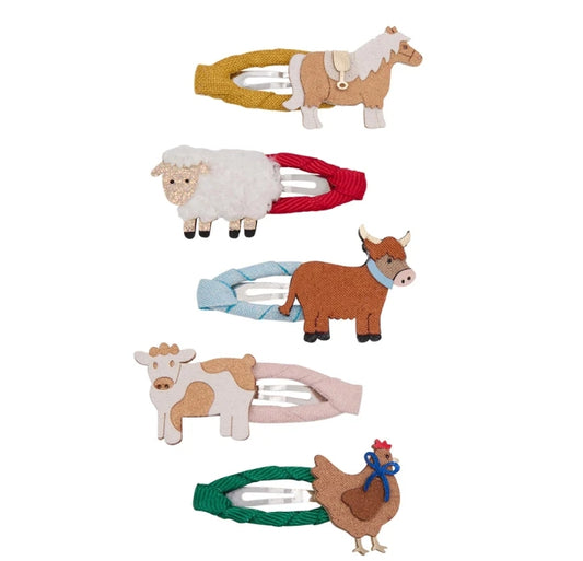 🎀AI26/27 Fun farm mini hair clips M.L