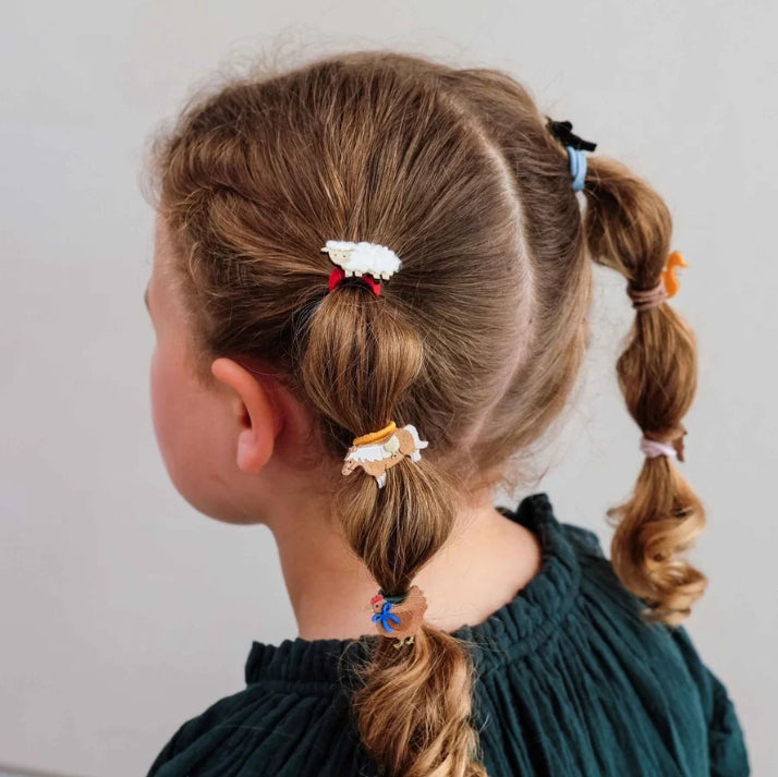 🎀 AI26/27 Fun farm mini hair ties M.L
