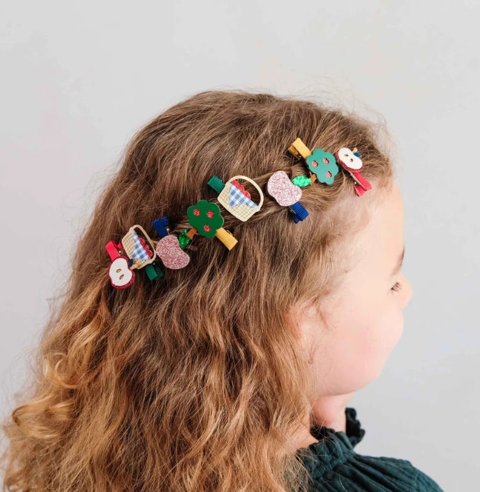 🎀 AI26/27 Apple harvest salon hair clips M.L