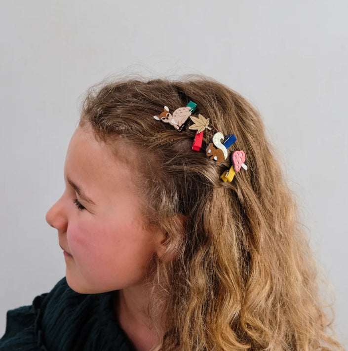 🎀 AI26/27 Fawn and friends salon hair clips M.L