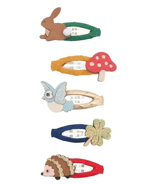 🎀 AI26/27 Woodland pals mini hair clips M.L