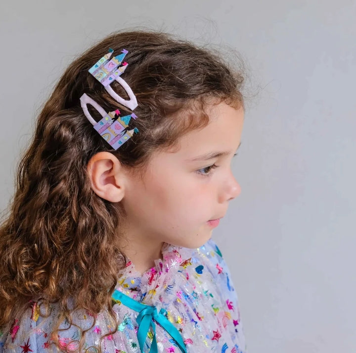 🎀 AI26/27 Rainbow castle hair clips  M.L