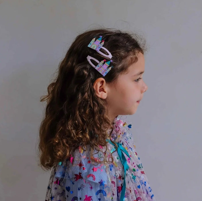 🎀 AI26/27 Rainbow castle hair clips  M.L