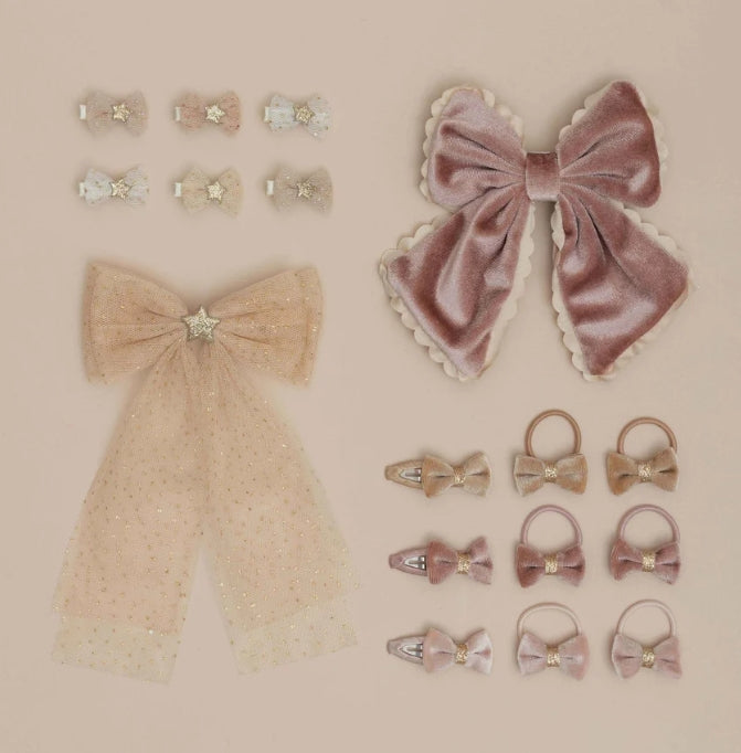 🎀 AI26/27 Tutu bow salon hair clips M.L