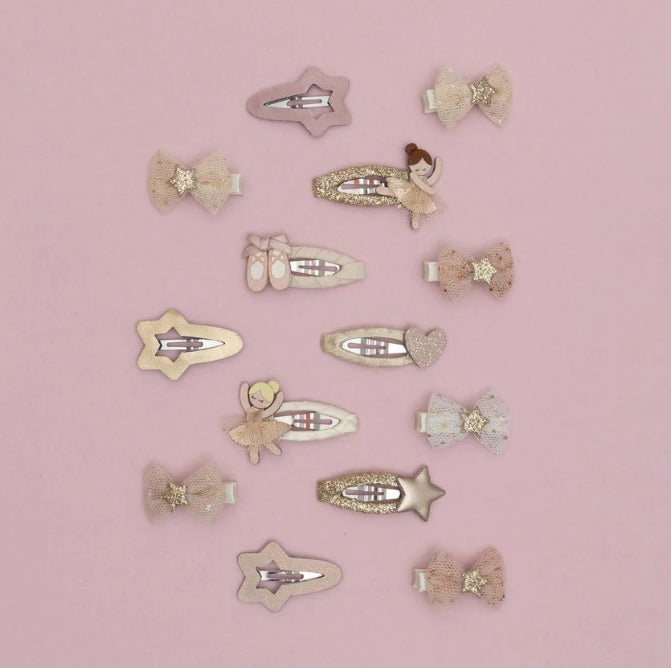 🎀 AI26/27 Tutu bow salon hair clips M.L
