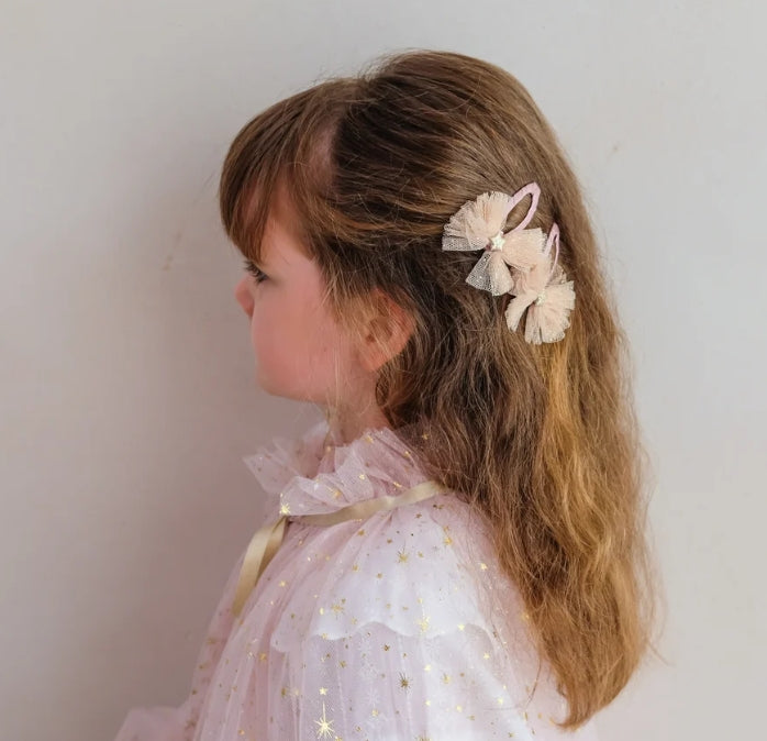 🎀 AI26/27 Large tutu bow hair clips M.L